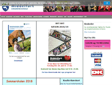 Tablet Screenshot of middelfart-ungdomsskole.dk